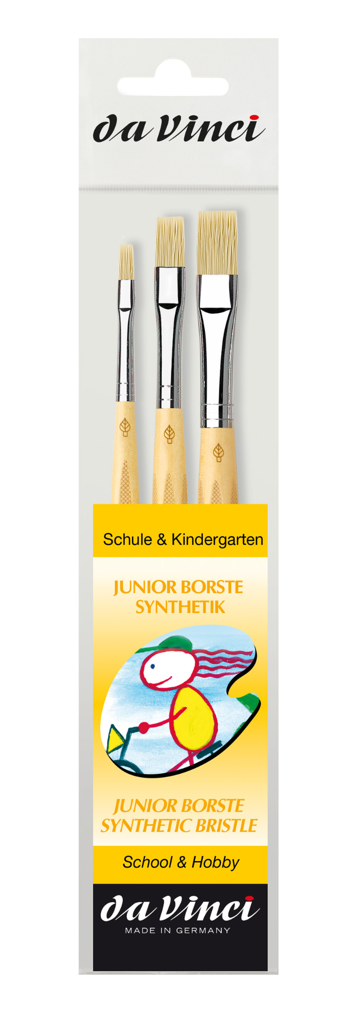 da Vinci JUNIOR BORSTE Synthetik Pinselset, Serie 5029