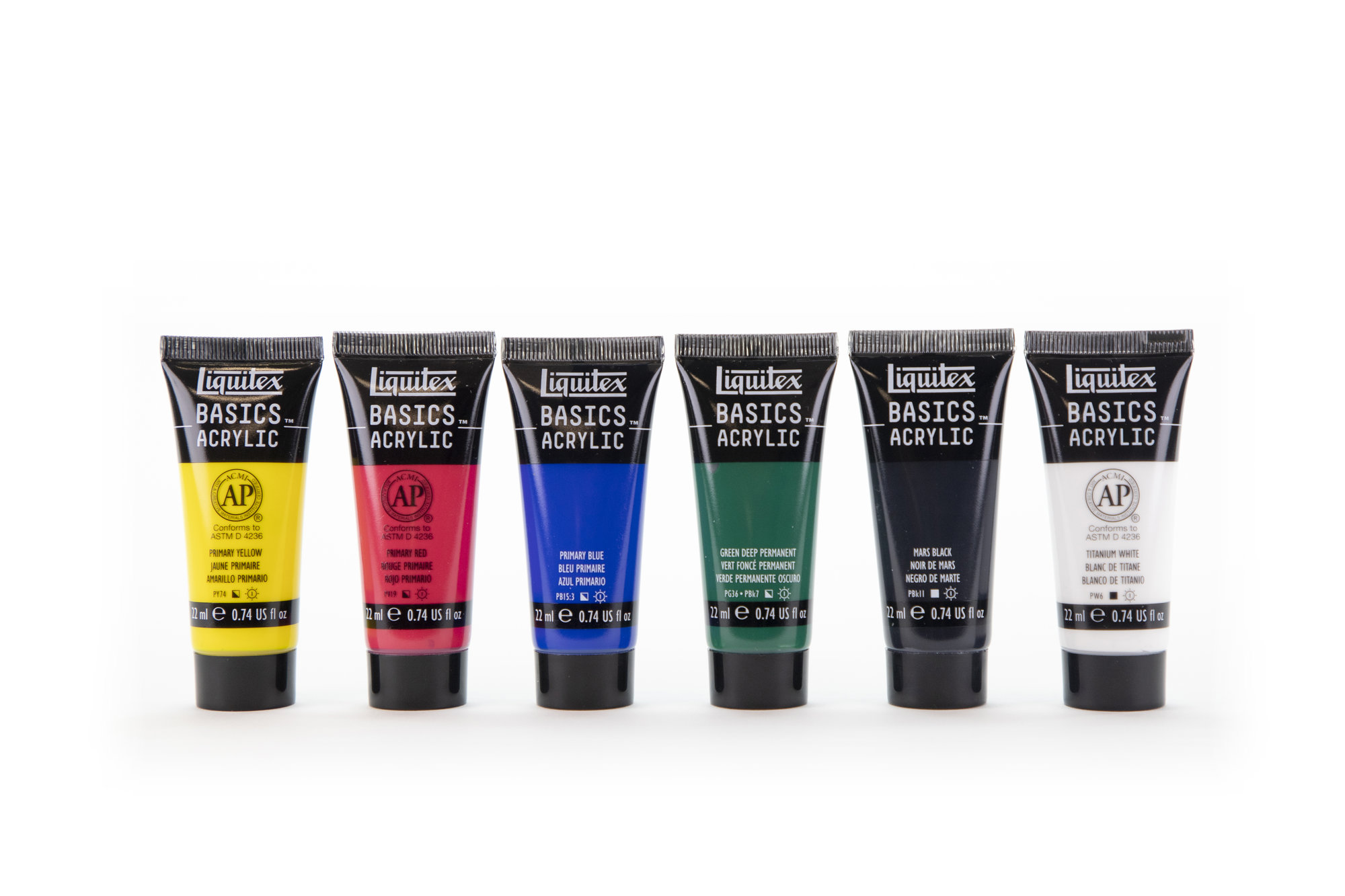 Liquitex Basics-Acrylfarben 6er Set