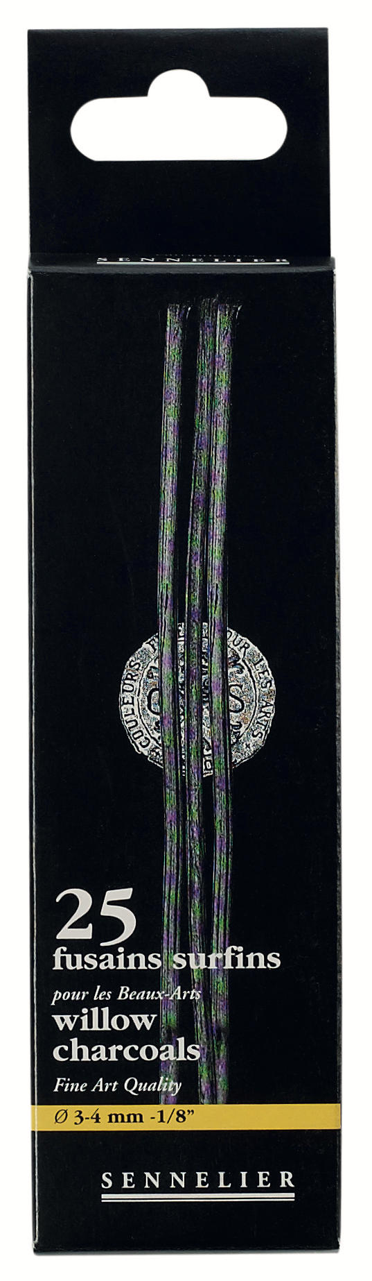 Sennelier Naturkohle - Zeichenkohle 25 Stück klein