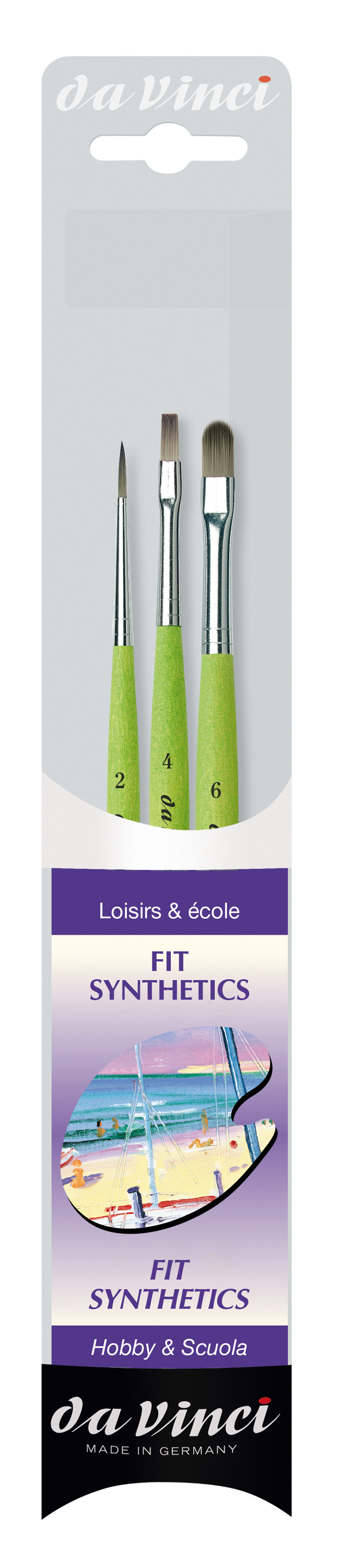 da Vinci FIT SYNTHETICS-Pinsel Set, Serie 5298