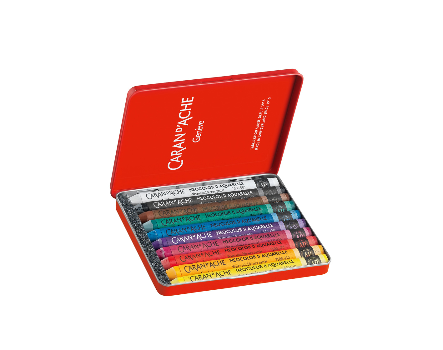 Carandache-7500310-Neocolor-II-Aquarelle 10er Set