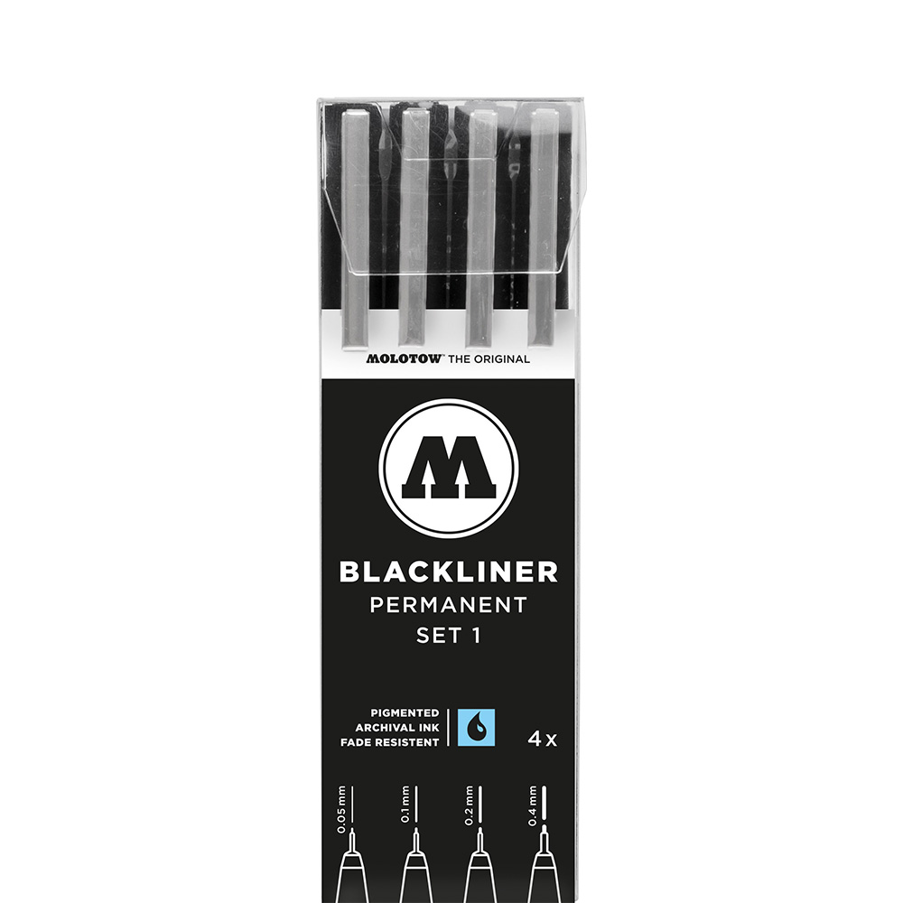 MOLOTOW Blackliner Set 1 4er Set