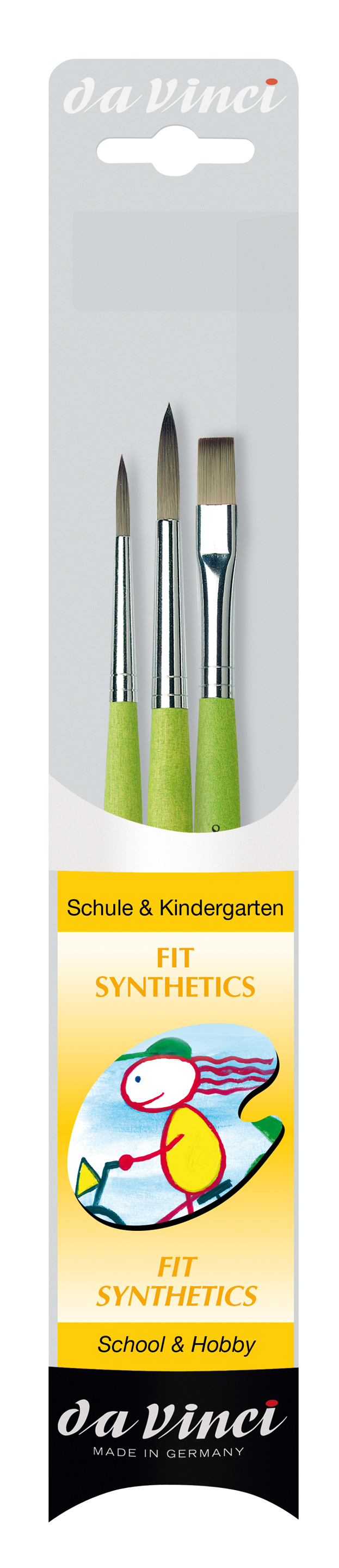 da Vinci FIT SYNTHETICS Pinsel 3er-Set, Serie 4209