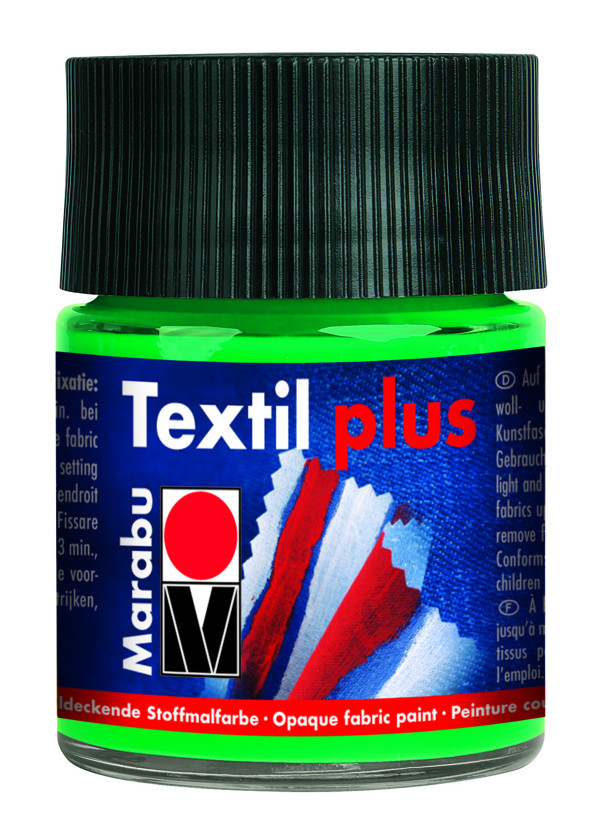 Marabu Textil-Plus Stoffmalfarbe 50 ml Französisch Grün 