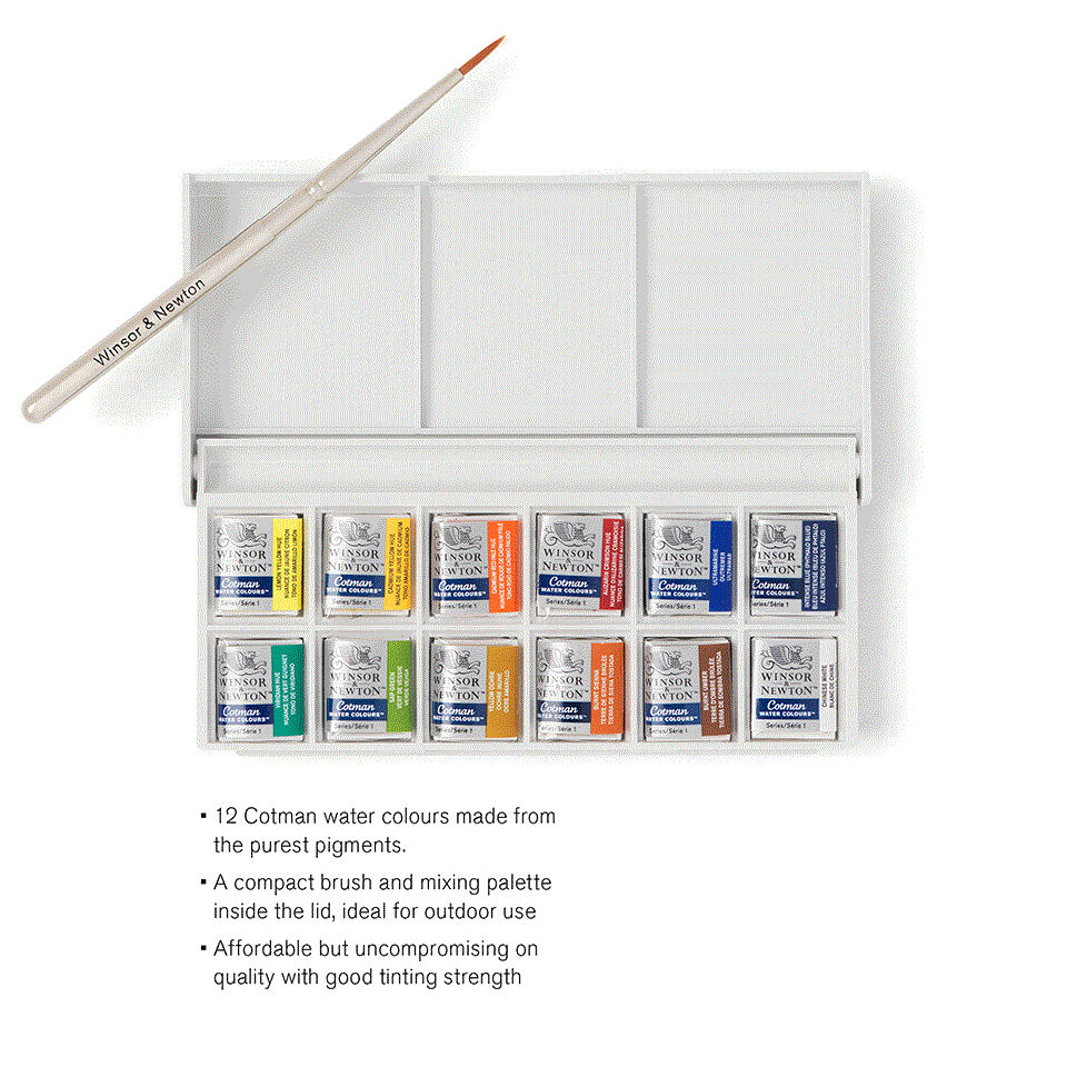 Winsor & Newton Cotman Water Colour Sketchers Pocket Box