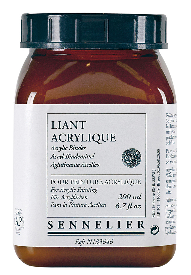 Sennelier-Acrylbindemittel-200-ml-Künstlerbedarf-yanik-shop.de