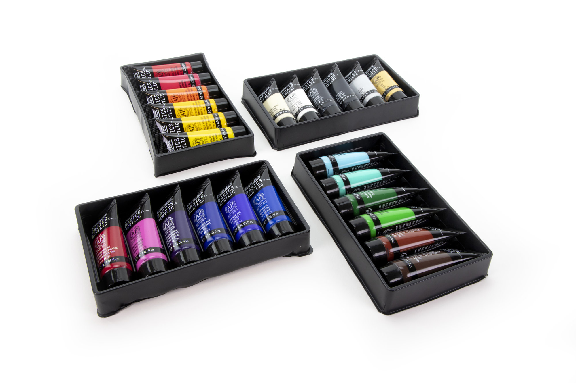 Liquitex Basics-Acrylfarben, 24er Set