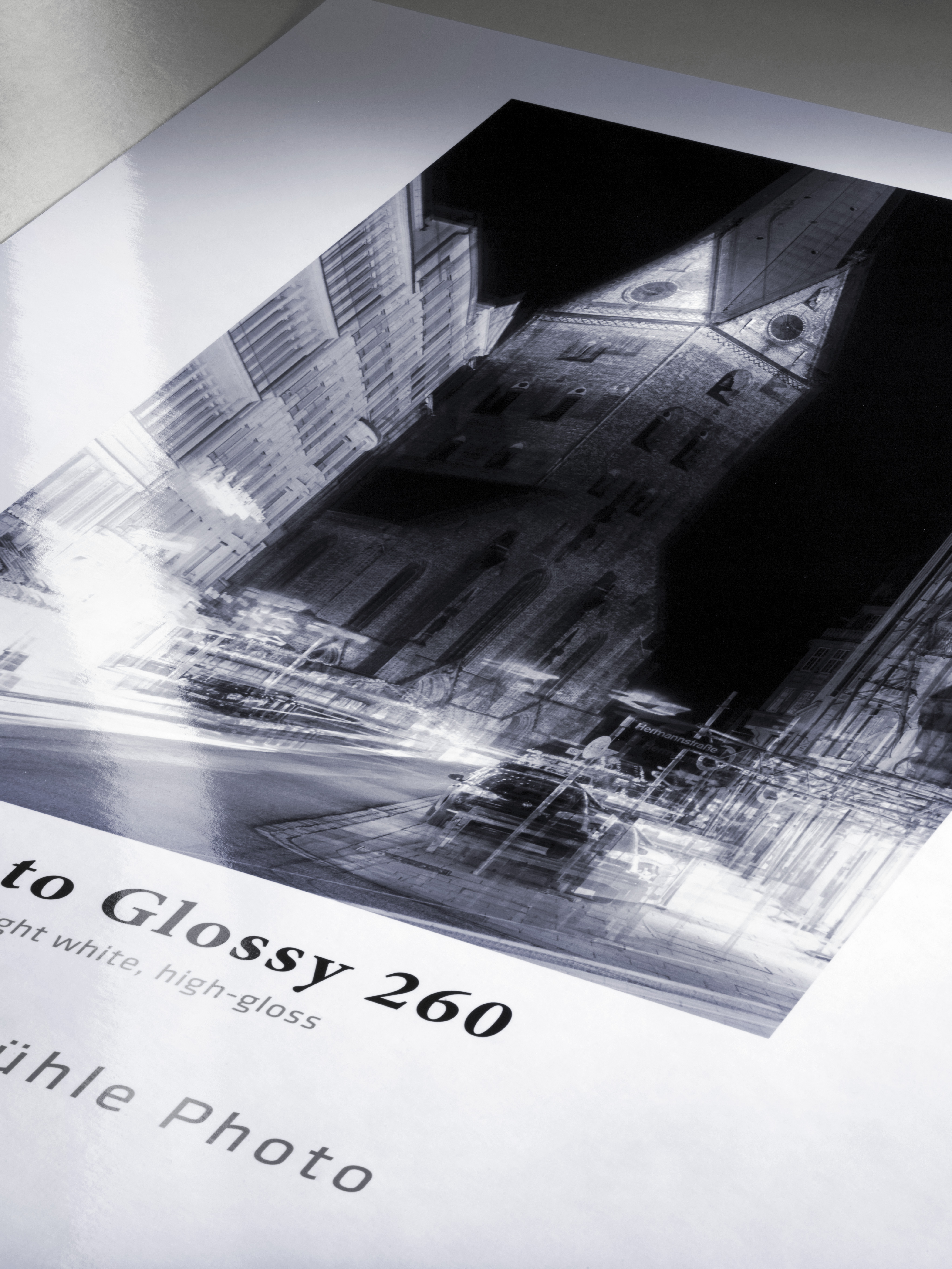 Hahnemühle Photo Glossy 260 g Muster