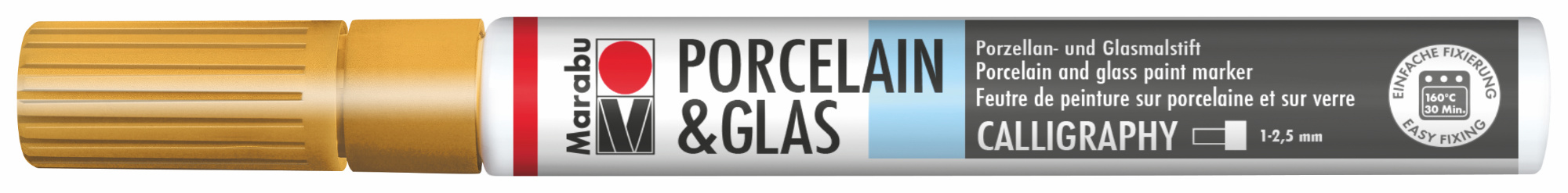 Marabu Porzellan-Glasmalstifte, Calligraphy