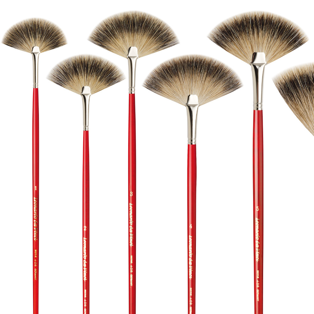 da Vinci Fächerpinsel Dachshaar, Serie 408