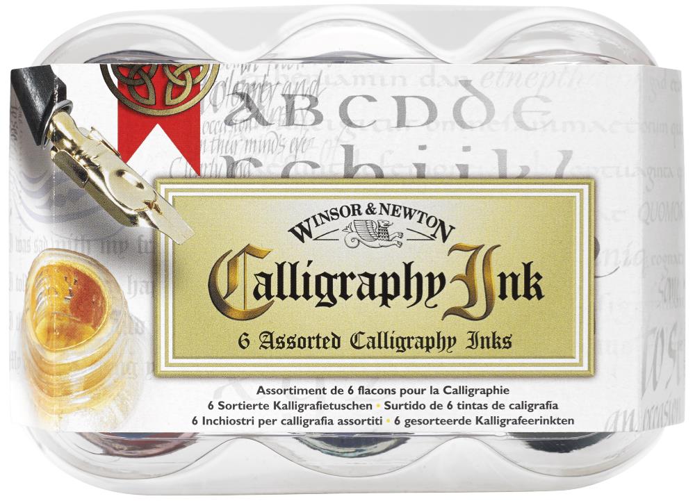 Winsor & Newton Calligraphy Ink 6er-Set 30 ml