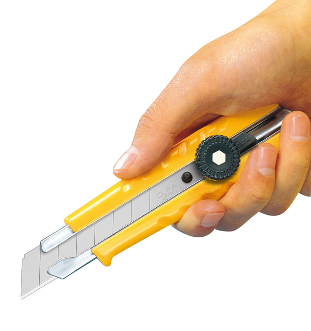 Olfa Cuttermesser-Standart-breit-L1-Künstlerbedarf-yanik-shop.de