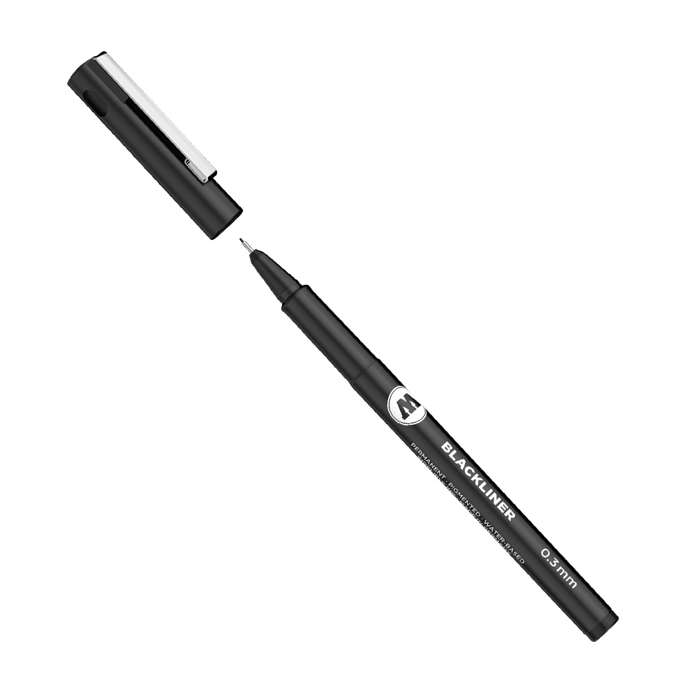 MOLOTOW Blackliner 0,3 mm dokumentenecht