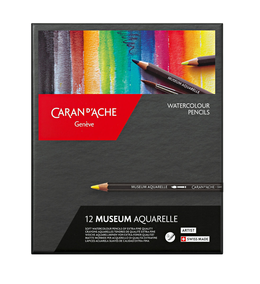 Caran d'ache Aquarellstifte MUSEUM 12er Set
