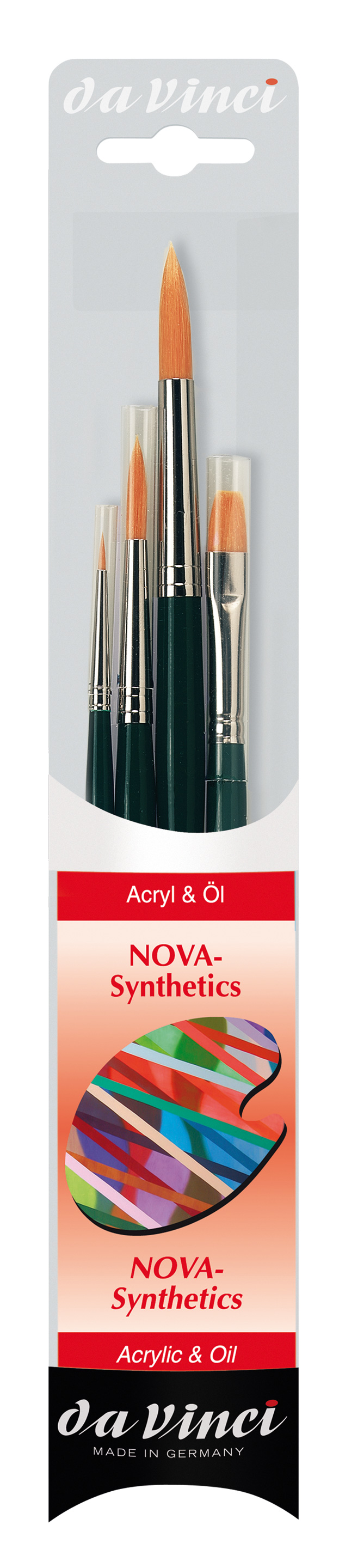 da Vinci NOVA-Synthetik-Malpinsel Set, Serie 4226