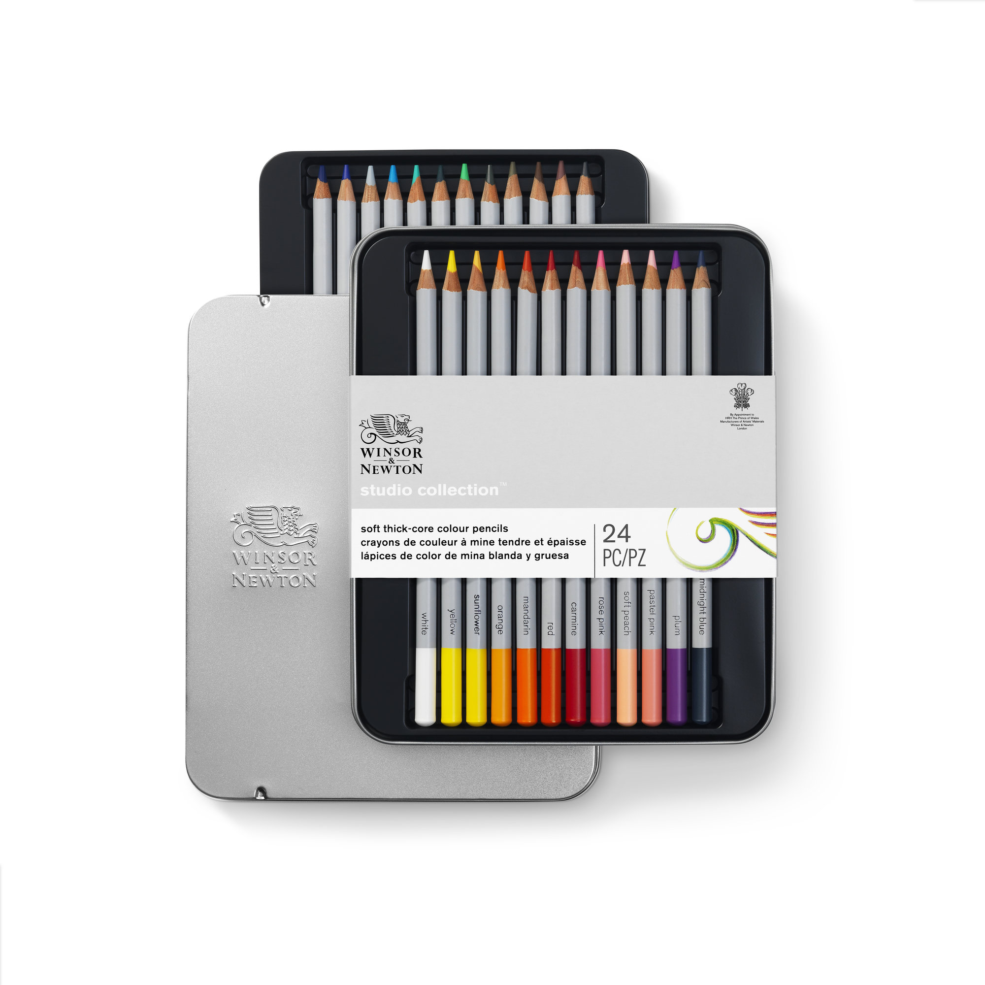 Winsor & Newton Farbstifte 24er Set, Studio Collection