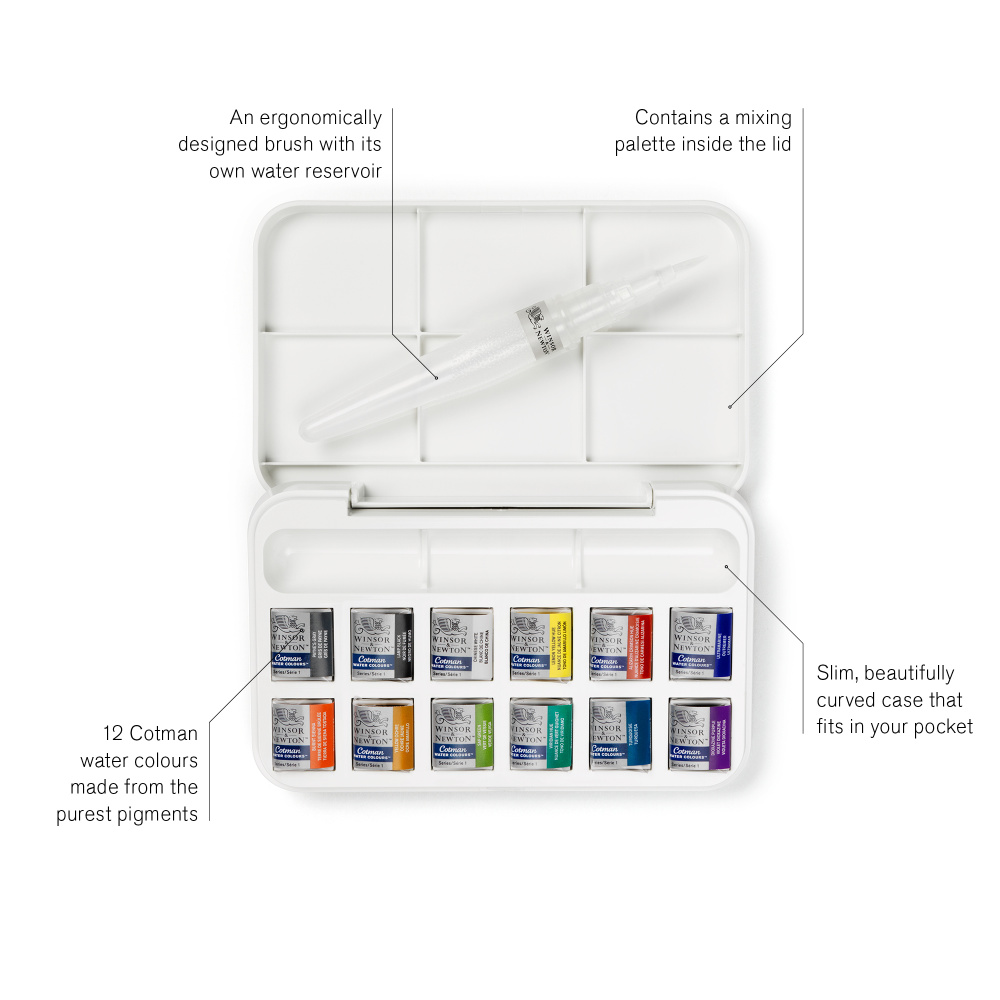 Winsor & Newton Cotman Water Colour Brush Pen Set