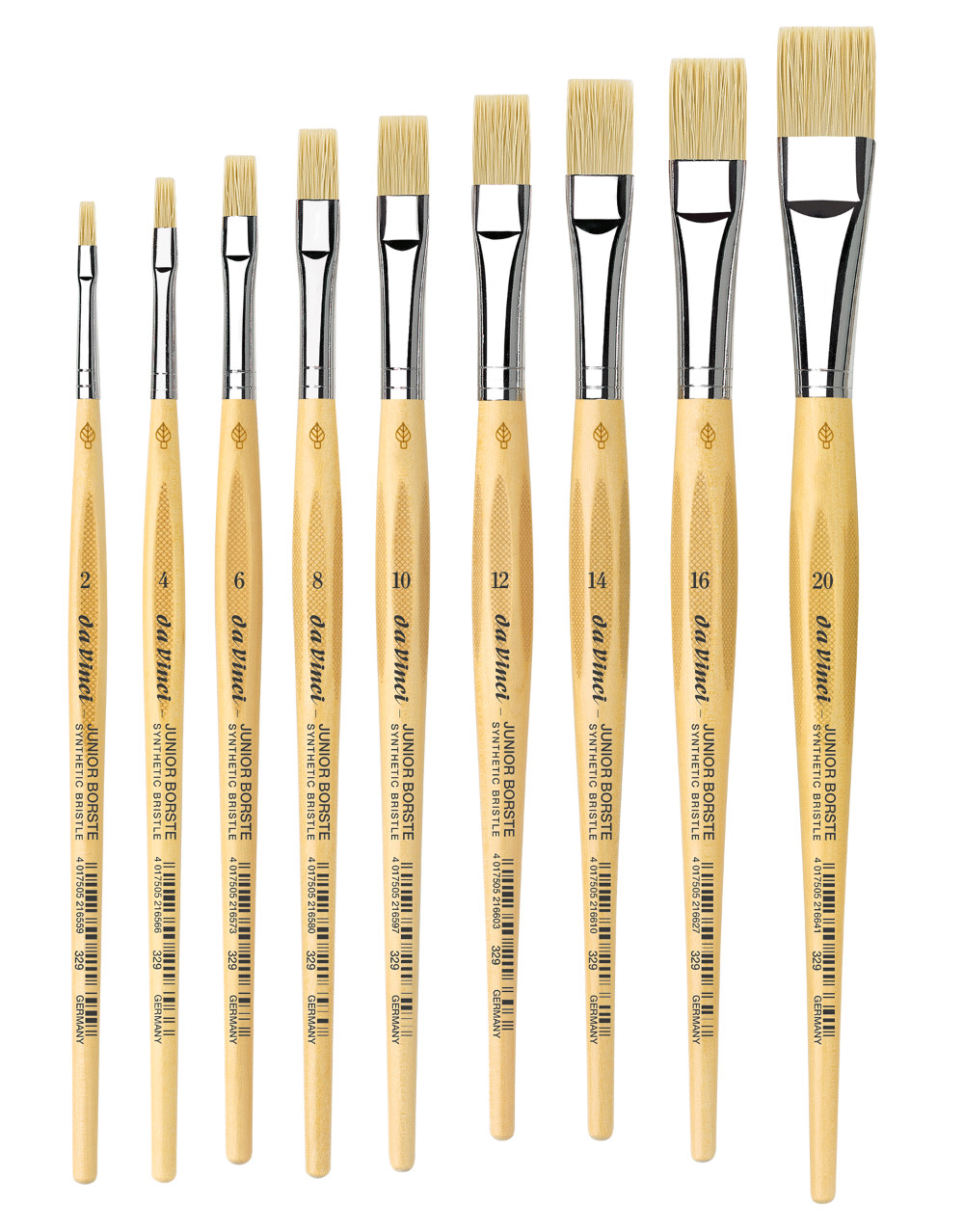 da Vinci JUNIOR SYNTHETIKPINSEL Borste flach, Serie 329