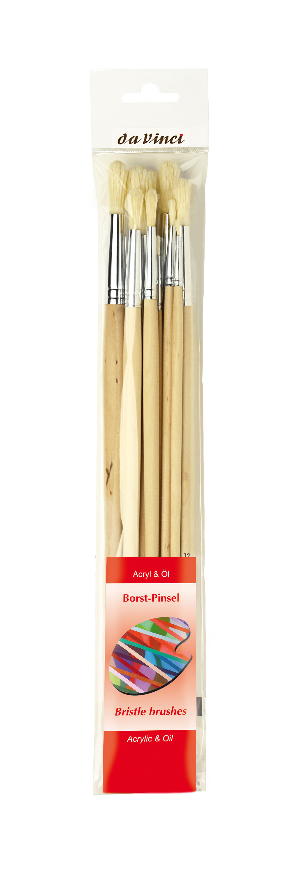 da Vinci Borst-Pinsel Set rund, Serie 5297