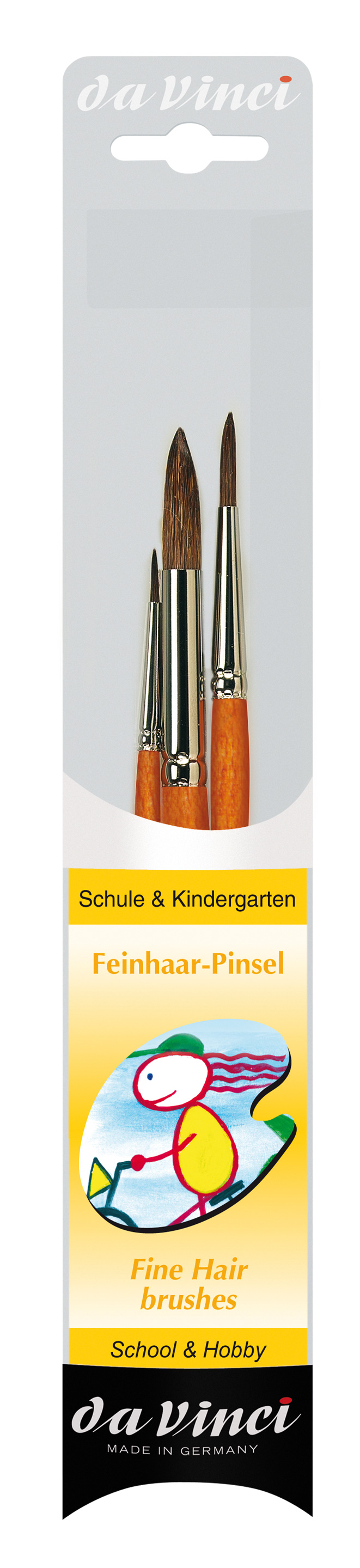 da Vinci Feinhaarpinsel-Pinselset, Serie 4205