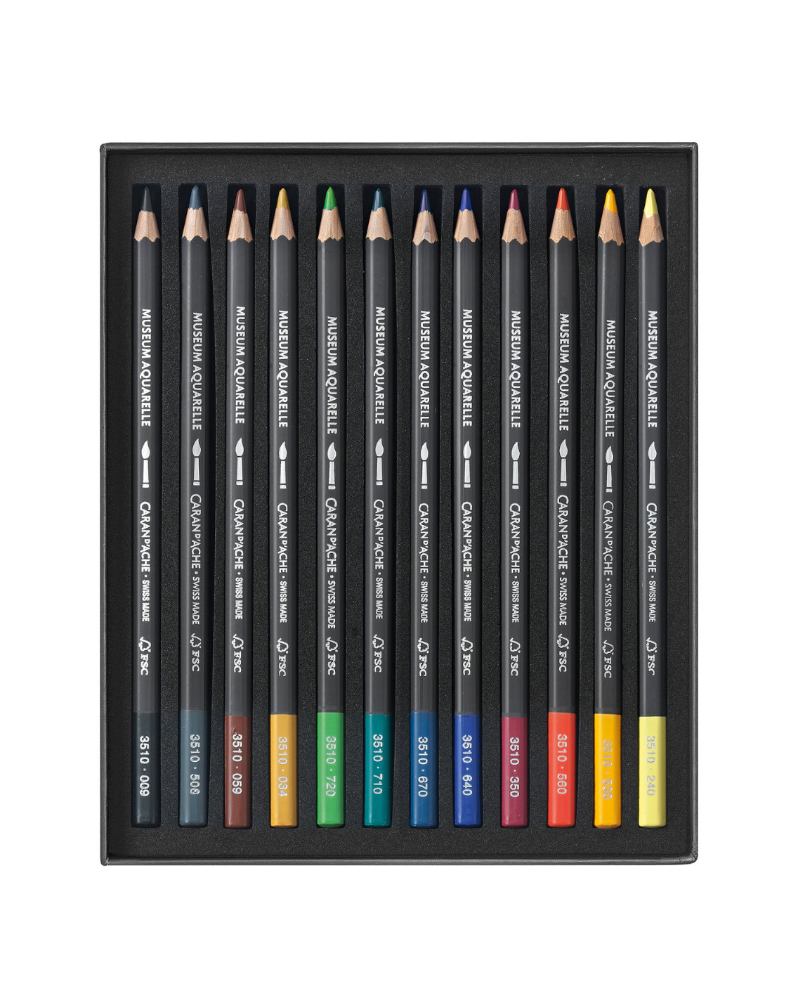 Caran d'ache Aquarellstifte MUSEUM 12er Set
