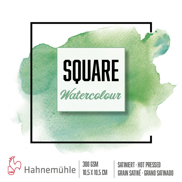 Hahnemühle Square Aquarellblock satiniert 300g/m²