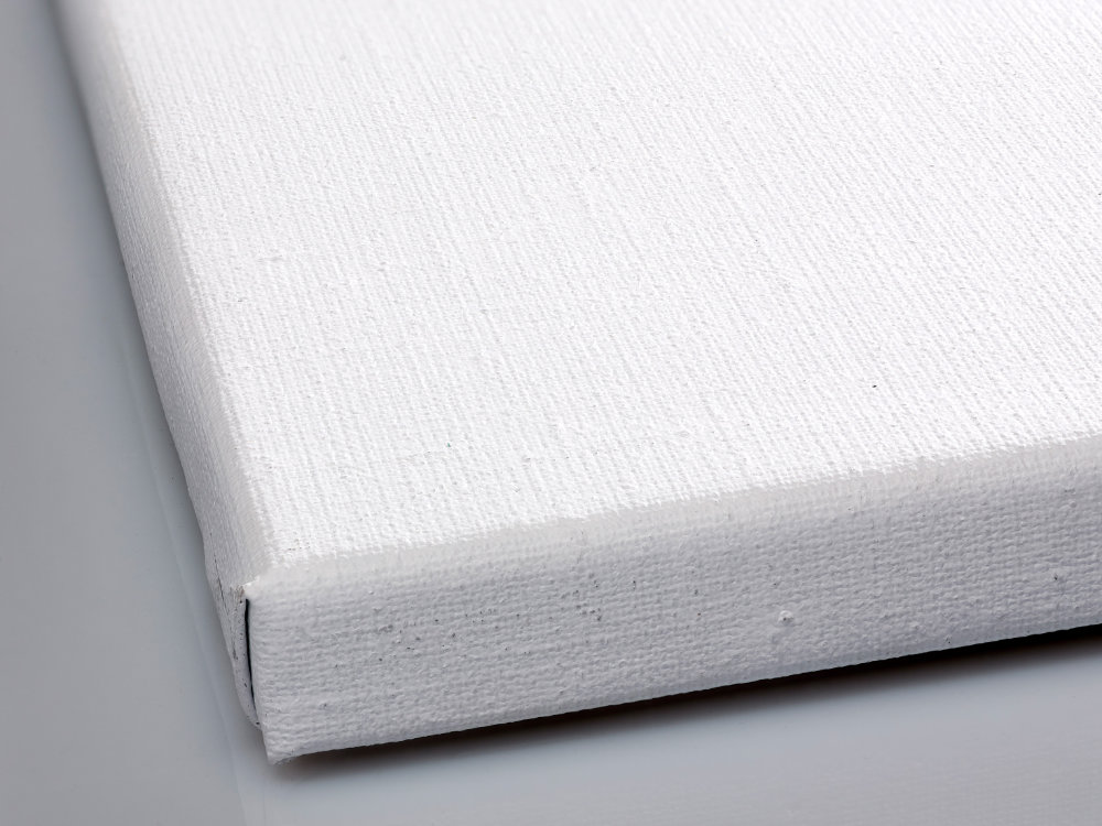 Leinwand mit Leinengewebe bespannt