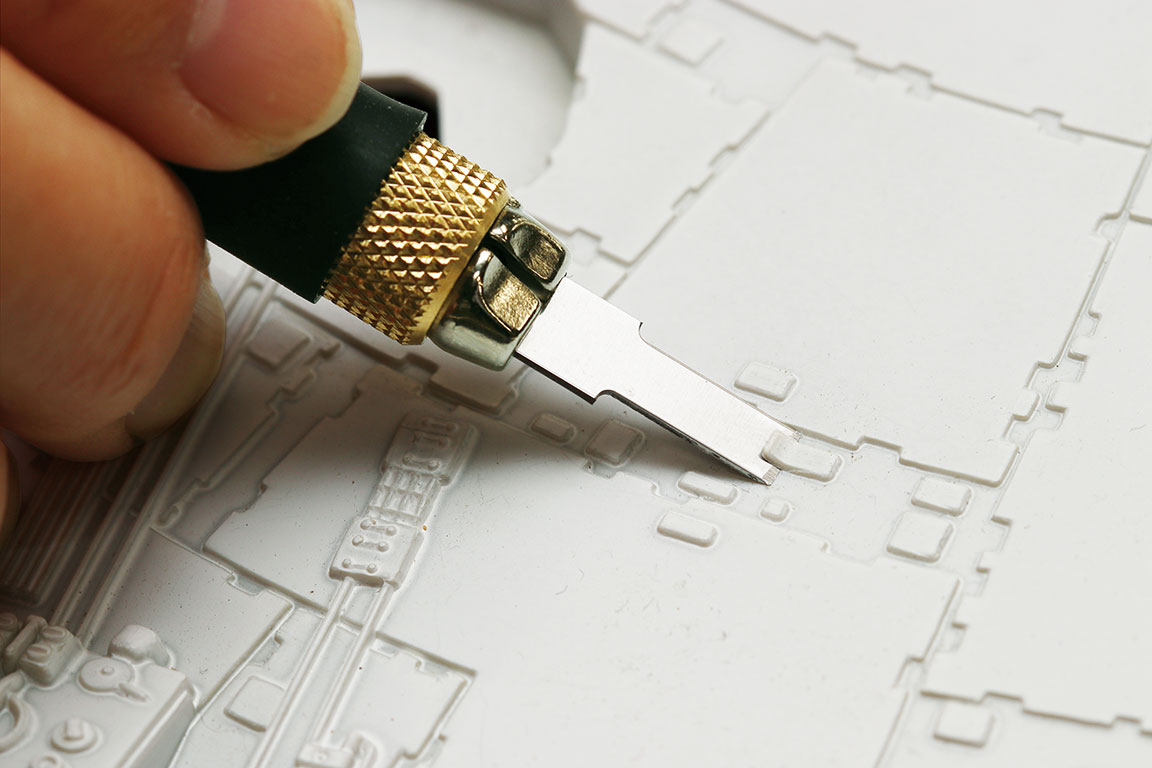 Olfa Kunsthandwerkmesser mit Komfortgriff AK-4 Set