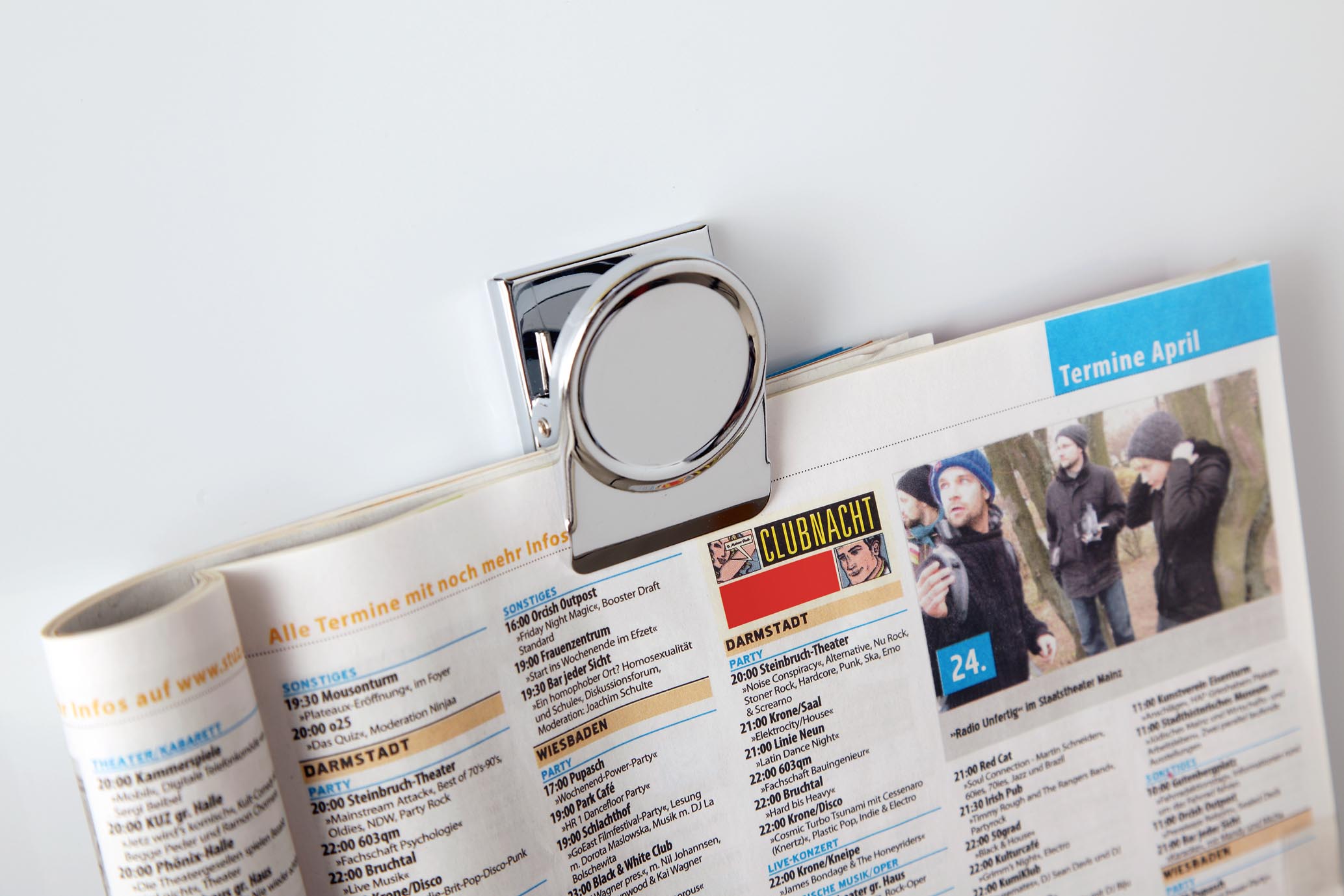 Magnetoplan Magnetclip silber