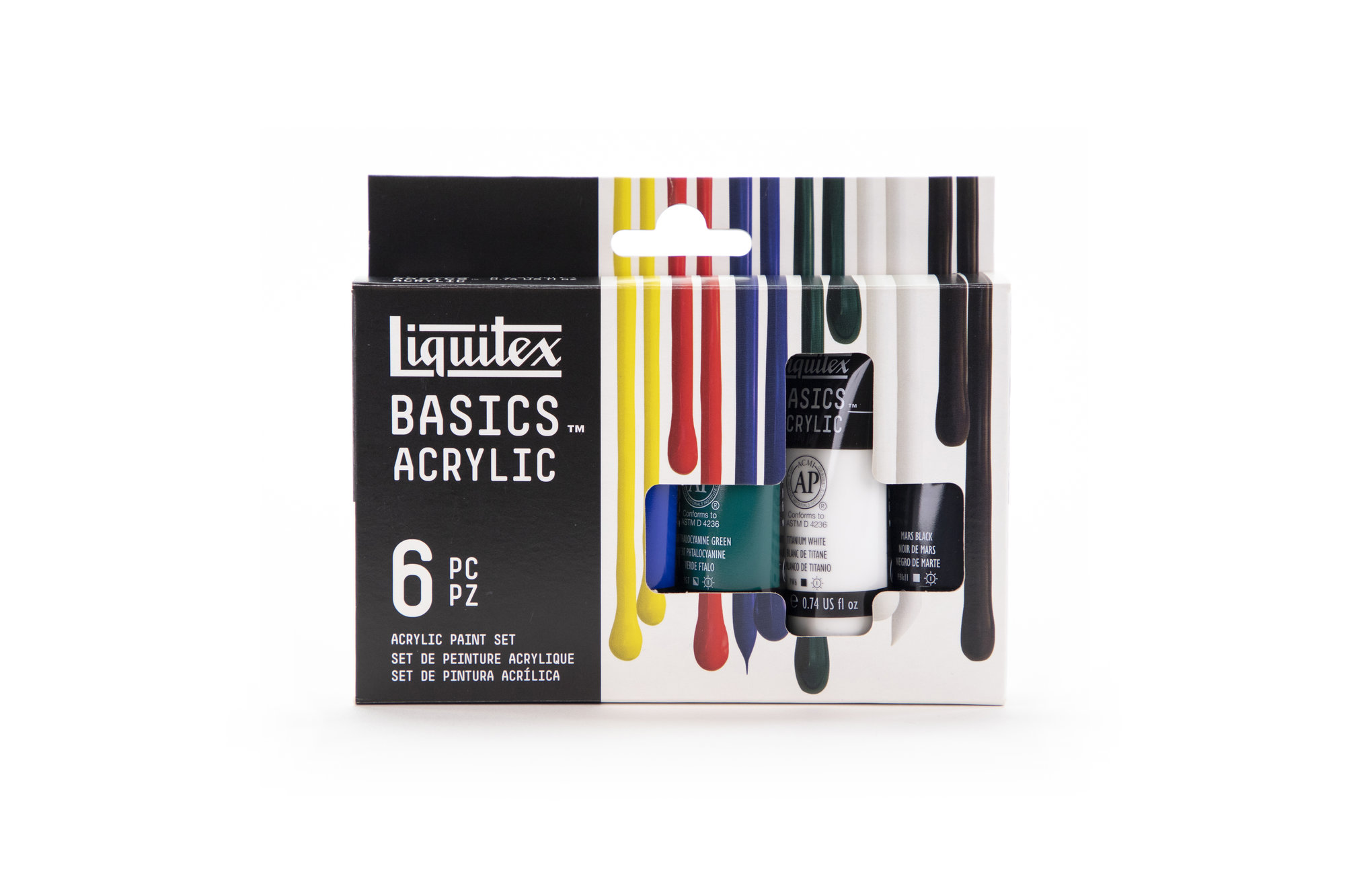 Liquitex Basics-Acrylfarben 6er Set