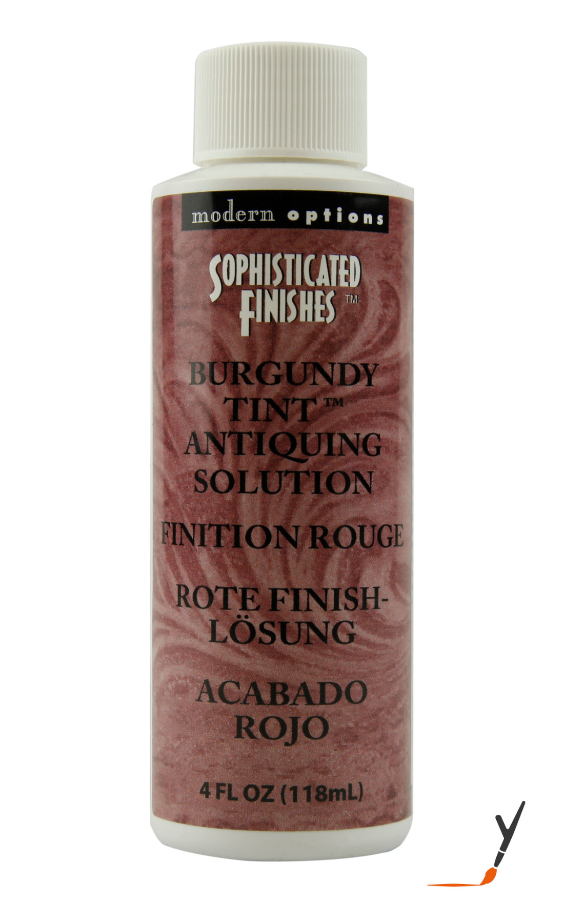 Modern Options Rote Finish Lösung 118 ml bei Künstlerbedarf