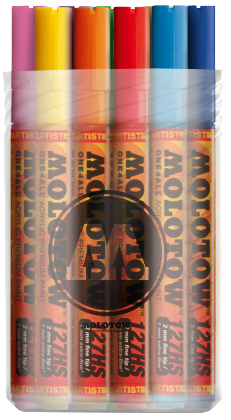MOLOTOW ONE4ALL Acrylmarker 127HS, Main Kit I, 20er Box