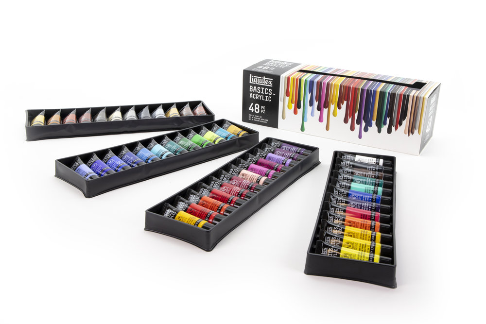 Liquitex Basics-Acrylfarben 48er Set