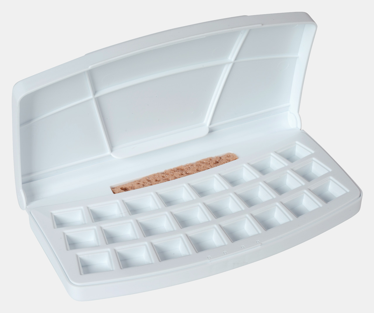 Van Gogh Aquarell-Kunststoffkasten leer, für 24 halbe Näpfchen