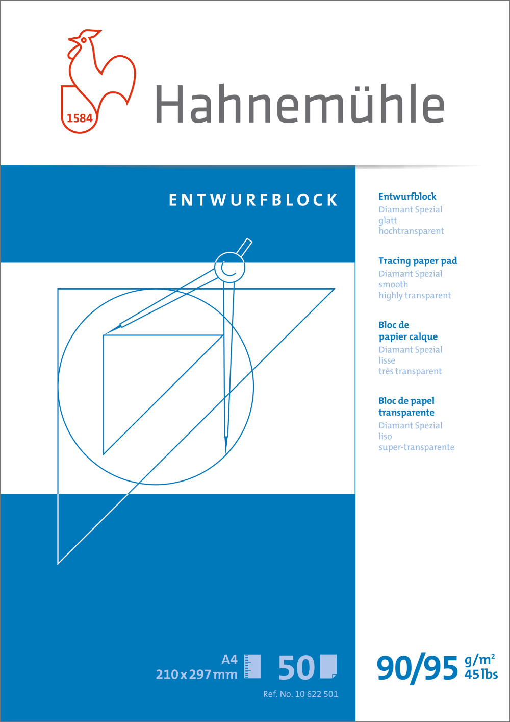 Hahnemühle Transparentblock DIAMANT 90/95 g A4