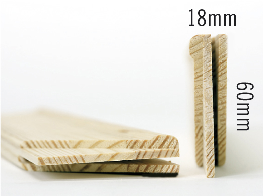 Keilrahmenleisten, 60 mm FSC-Zertifiziert