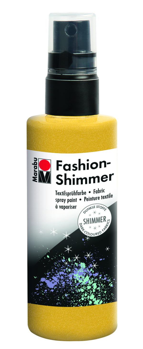 Marabu Fashion-Spray Schimmer, 100 ml Zitrone