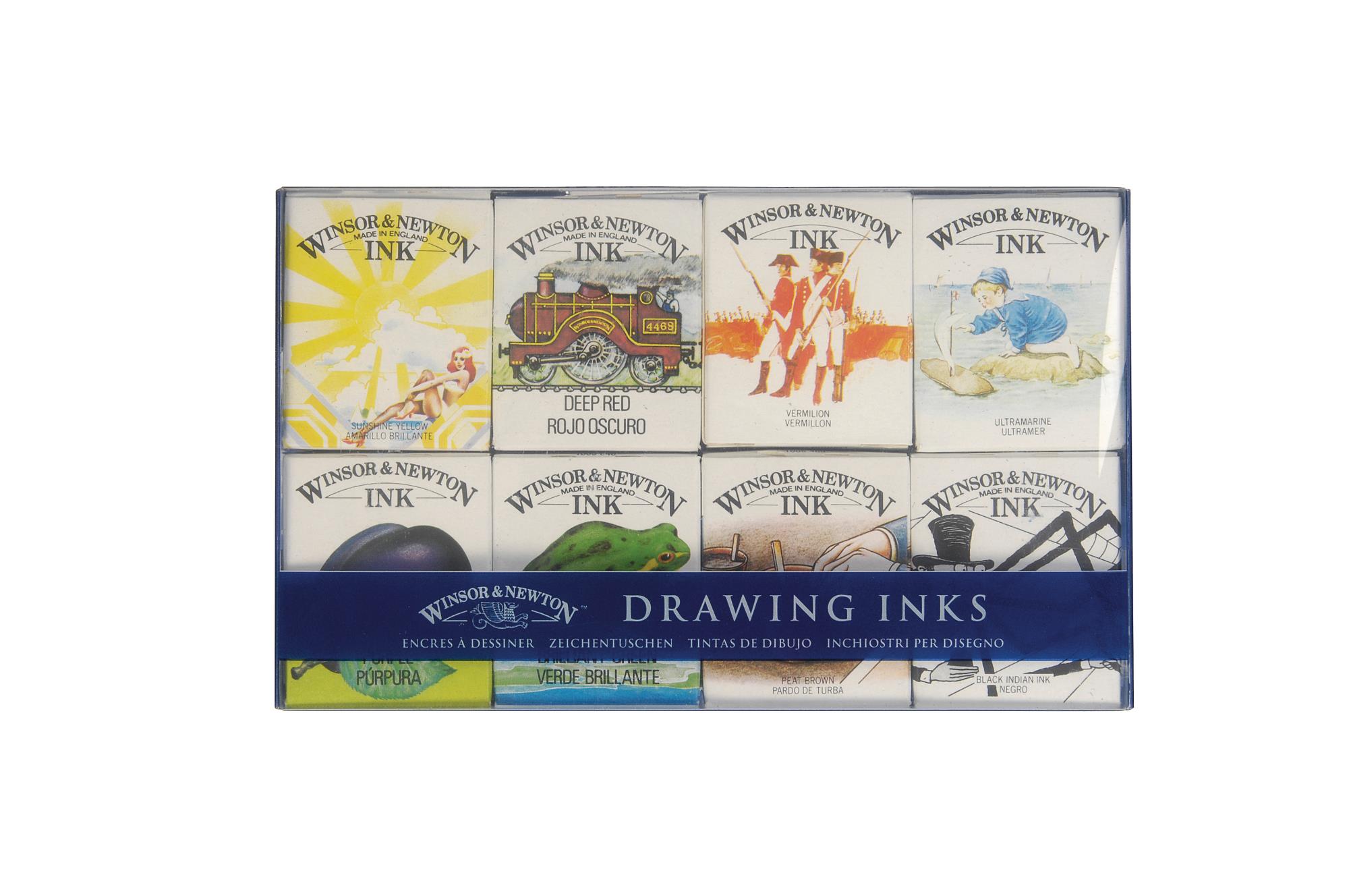 Winsor & Newton Drawing Ink Zeichentusche Einführungsset William 