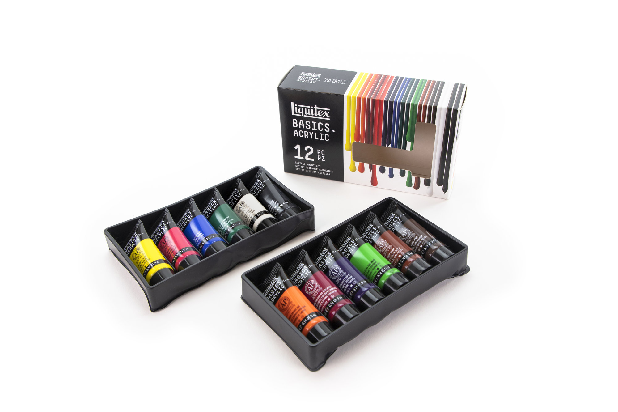 Liquitex Basics-Acrylfarben 12er Set 